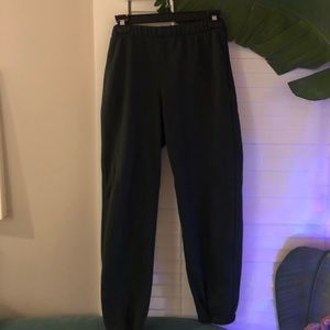 dark green brandy sweat pants